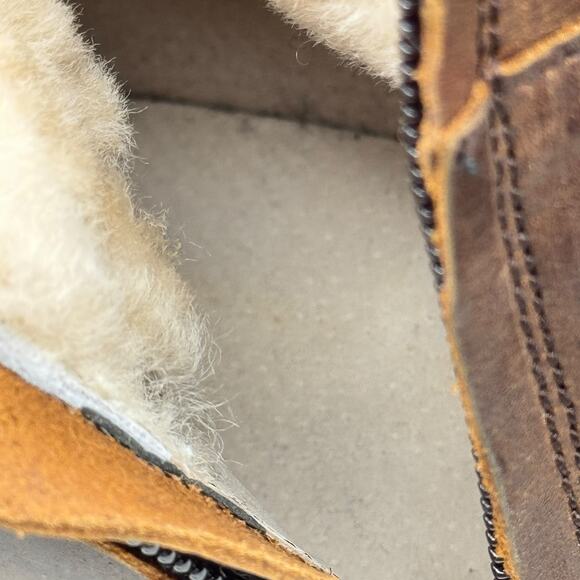 EMU Australia Shearling Leather Boot Armidale Tall Riding SZ 10 Women's Brown - Picture 8 of 15